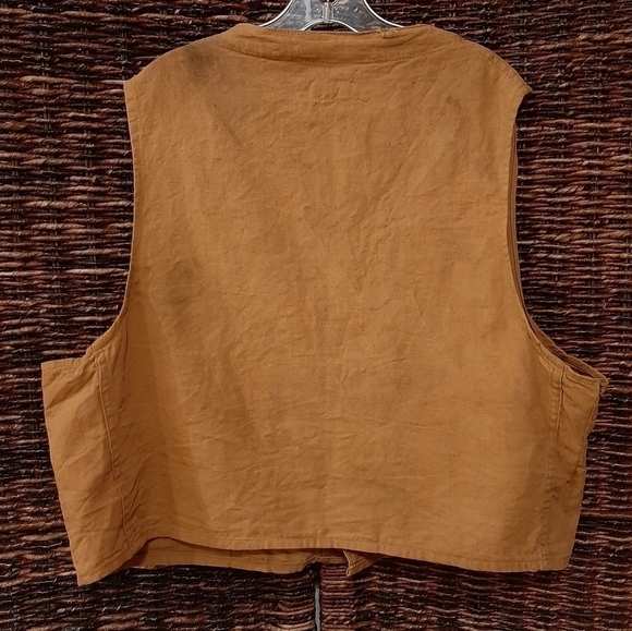 Vintage Spiegel Vest Ammo Hunting Chore Boho Prairie Western Lagenlook Fishing - Picture 2 of 10
